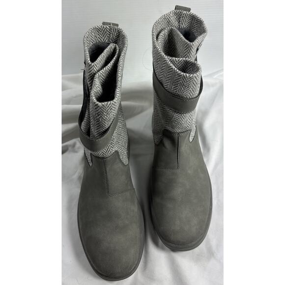 Hey Dude Women’s Robin Gray Pull-On Boots Sz 10/EU 41 Slip On Adjustable EUC - Picture 1 of 8